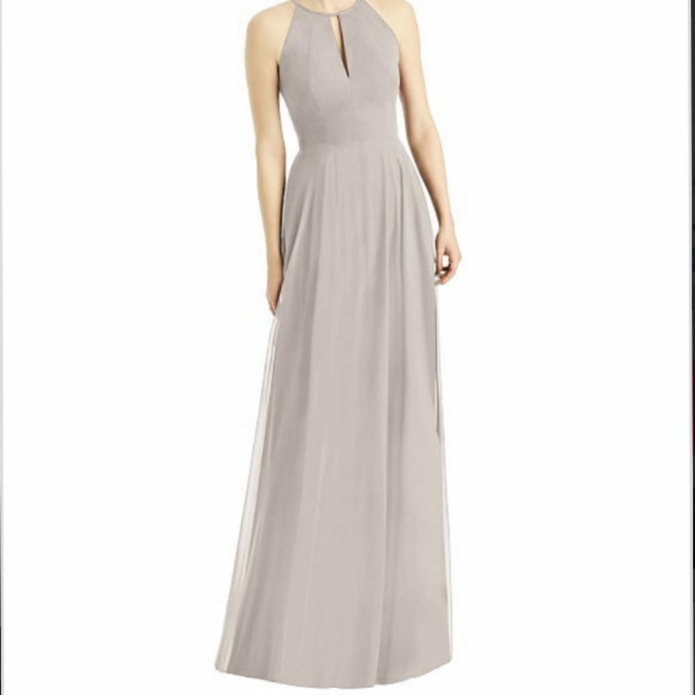 Dessy Taupe Bridesmaids Dress
